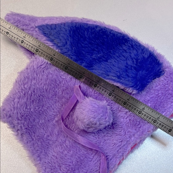 Lop-Eared Bunny Plush Fur Y2K Character Hat Adult GUC - Picture 8 of 9